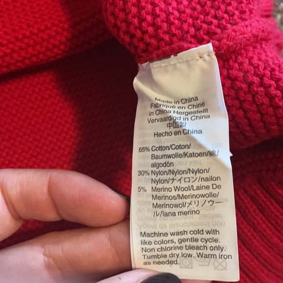 J Crew Sweater Red Sz S - Picture 3 of 5
